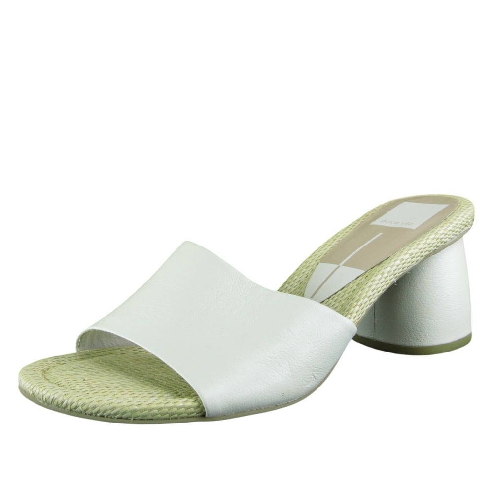 Dolce‎ Vita  Women Slide Sandal Shoes Size 9 Medium Beige Leather